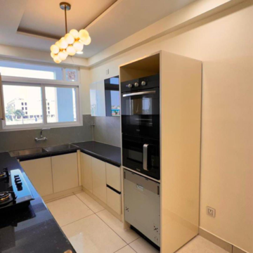Kitchen in 3 BHK Apartment at The Suman Marvelous, Vip Road – for Sale