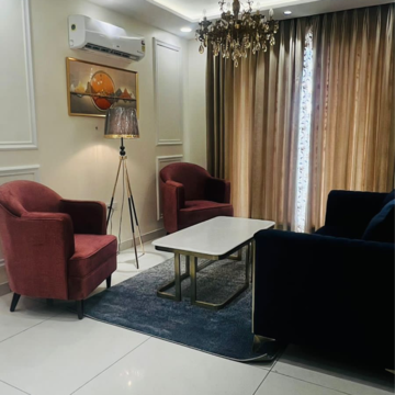 Living Room in 3 BHK Apartment at The Suman Marvelous, Vip Road – for Sale