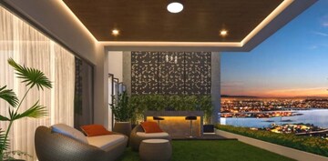 Living Room in 4 BHK Apartment at Sri Fortune Sonthalia Sky Villas, Kokapet – for Sale