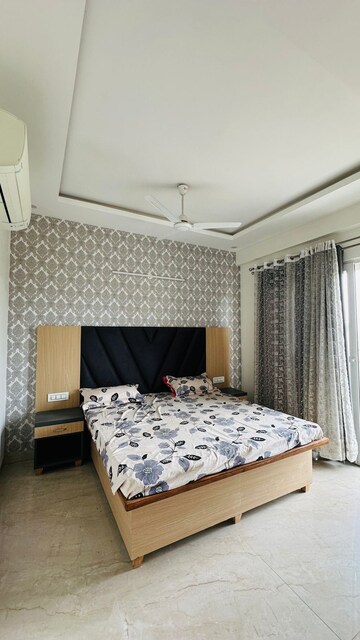 Bedroom in 3 BHK Apartment at Green Valley Heights, Dhakoli Village – for Sale