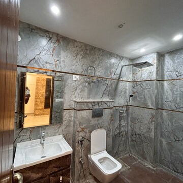 Bathroom in 4 BHK Builder Floor at Chattarpur – for Sale