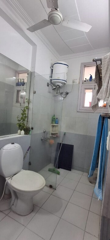 Bathroom in 3 BHK Apartment at Green Valley Heights, Dhakoli Village – for Sale