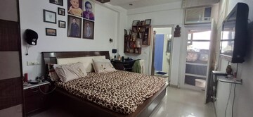 Bedroom in 3 BHK Apartment at Green Valley Heights, Dhakoli Village – for Sale