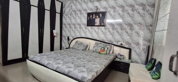 Bedroom in 3 BHK Apartment at Green Valley Heights, Dhakoli Village – for Sale