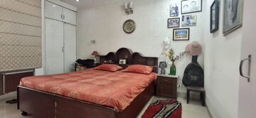 Bedroom in 3 BHK Apartment at Green Valley Heights, Dhakoli Village – for Sale