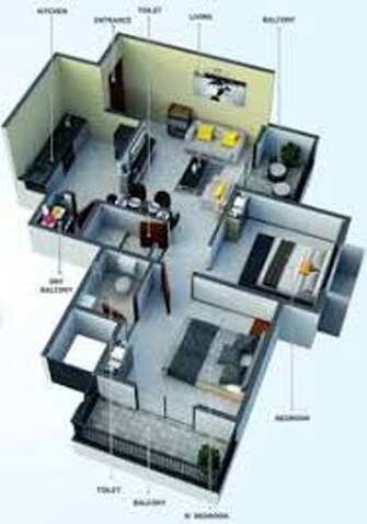 2 BHK Apartment For Resale in Hexa Towers Moshi Pune  7674171