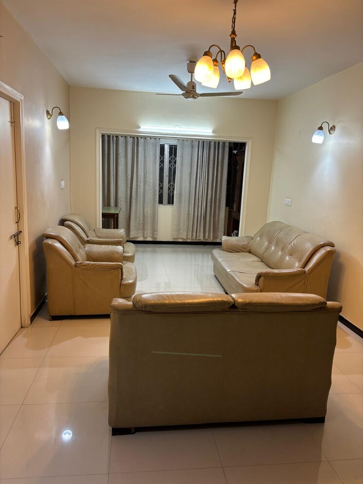 Living Room, rane-classics 2 Bedroom 800 Sq.Ft. Apartment In Pashan Pune 7674659