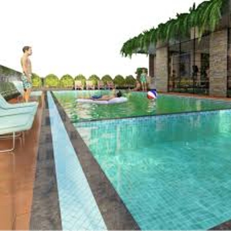 Swimming Pool, aishwaryam-one-moshi 2 Bedroom 660 Sq.Ft. Apartment In Moshi Pune 7674656
