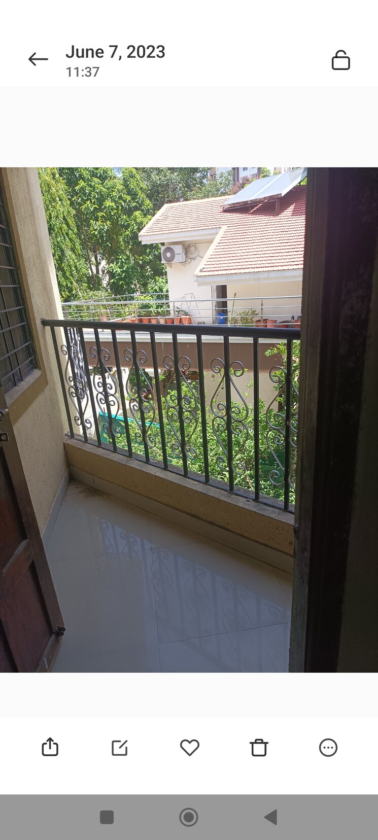 Balcony, abc-square 2 Bedroom 900 Sq.Ft. Independent House In Pradhikaran Pune 7675178