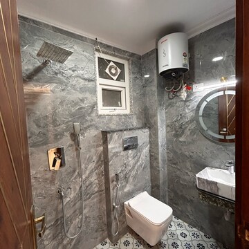 Bathroom in 4 BHK Builder Floor at Chattarpur – for Sale