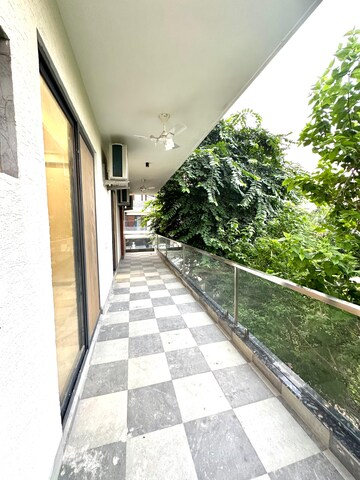 Balcony in 4 BHK Builder Floor at Sushant Lok 3, Sector 57 – for Sale
