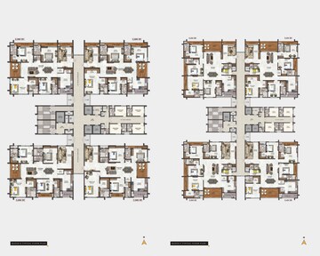 Master Plan in 4 BHK Apartment at DSR Skymarq, Puppalaguda – for Sale
