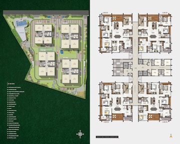 Master Plan in 4 BHK Apartment at DSR Skymarq, Puppalaguda – for Sale
