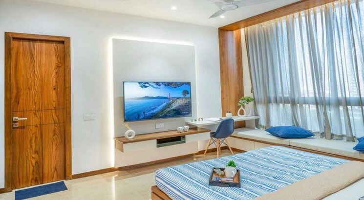 Bedroom, one-hiranandani-park-hampton 4 Bedroom 2289 Sq.Ft. Apartment In Ghodbunder Road Thane 7676020