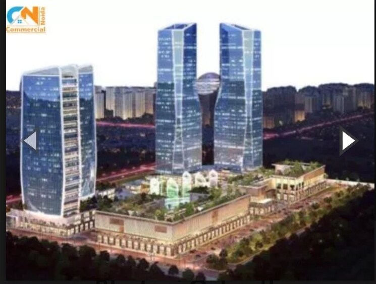 Exterior View, bhutani-cyberthum Commercial Office Space 700 Sq.Ft. In Sector 140a Noida 7676974