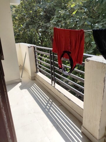 Balcony in 2 BHK Apartment at Shree Balaji Towers, Faizabad Road – for Rent