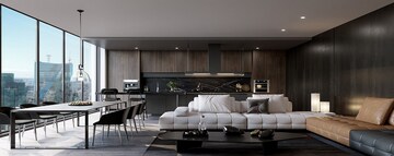 3 BHK Apartment For Rent in Emaar Palm Gardens, Sector 83