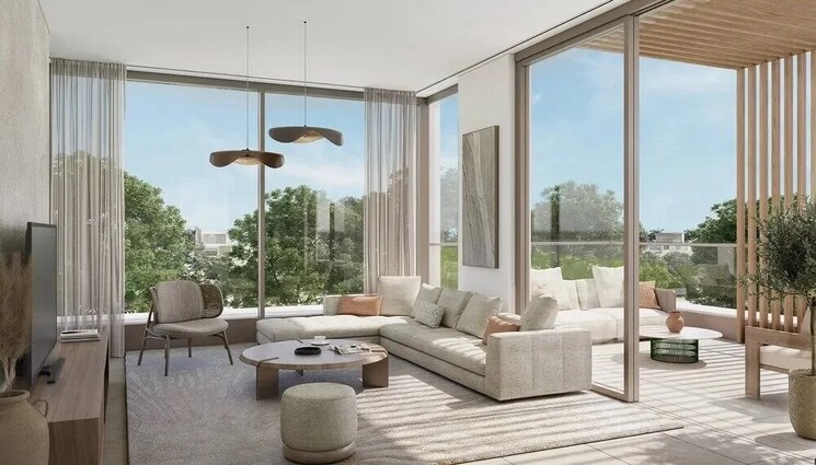 Living Room, pride-world-city 2 Bedroom 1010 Sq.Ft. Apartment In Charholi Budruk Pune 7677848