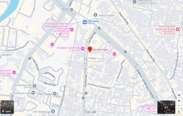 1.5 BHK Independent House – Map Location View at Sakinaka 90 Feet Road - for Sale