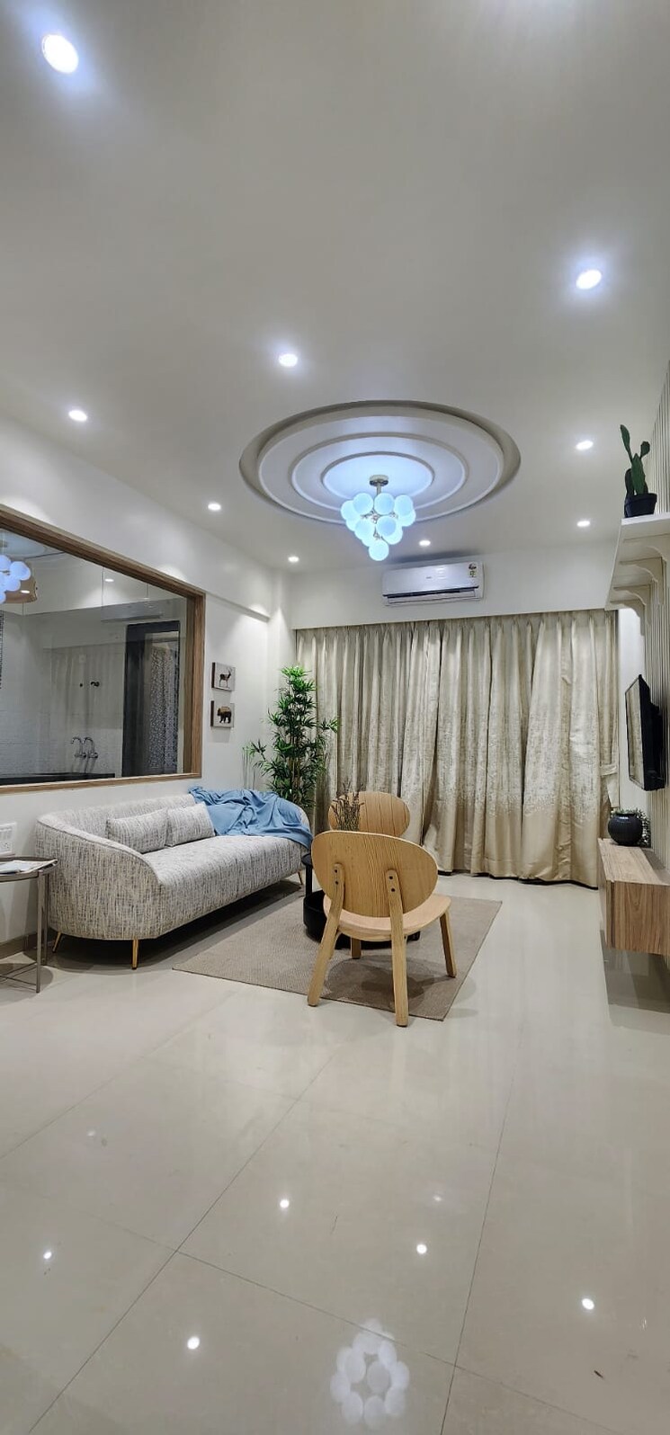 Living Room, kinjal-complex 2 Bedroom 780 Sq.Ft. Apartment In Boisar Palghar 7678890