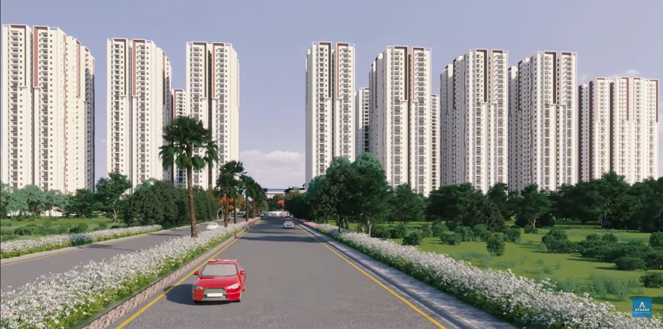 Resale 3 Bedroom 1982 Sq.Ft. Apartment in Aparna Zenon, Puppalaguda