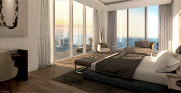 Bedroom in 3 BHK Apartment at M3M Trump Tower, Sector 65 – for Sale
