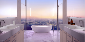 Attached Bathroom in 3 BHK Apartment at M3M Trump Tower, Sector 65 – for Sale