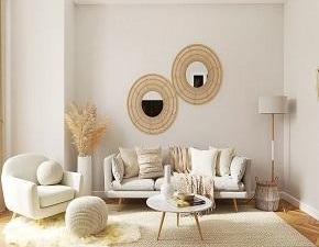 Living Room in 5 BHK Apartment at Mantra Sky Homes, Magarpatta City – for Sale
