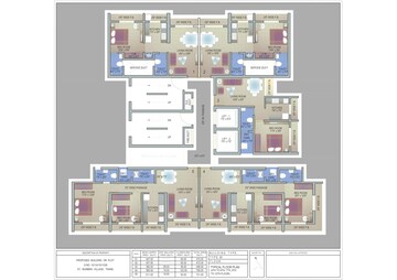 Floor Plan in 1 BHK Apartment at Mumbra – for Sale