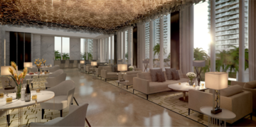 Building Lobby in 3 BHK Apartment at M3M Trump Tower, Sector 65 – for Sale