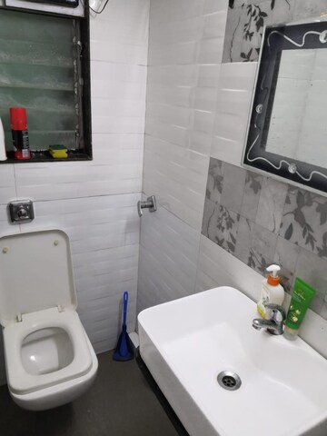 Bathroom in 3 BHK Apartment at Lalani Velentine Apartment VI, Goregaon East – for Sale
