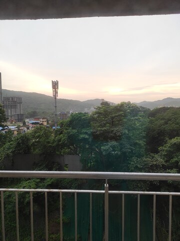 Balcony in 1 BHK Apartment at Prakruti Pearl, Ghodbunder Road – for Sale