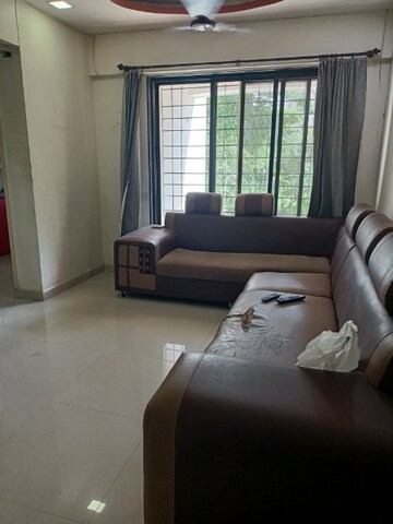 Living Room in 1 BHK Apartment at Puranik City, Kasarvadavali – for Sale