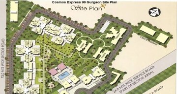 Master Plan in 3 BHK Apartment at Cosmos Express 99, Sector 99 – for Sale