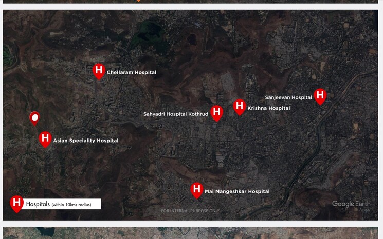 Map Location, rohan-saroha 2 Bedroom 830 Sq.Ft. Apartment In Bhugaon Pune 7681685