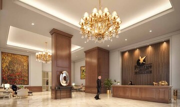 Living Room in 3 BHK Apartment at Prestige Beverly Hills, Kokapet – for Sale