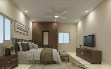 Living Room in 3 BHK Apartment at Prestige Tranquil, Kokapet – for Sale