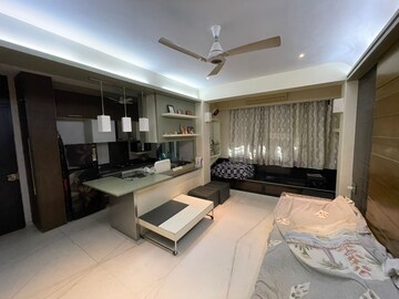 Living Room in 1 BHK Apartment at Bela Rose Apartment, Bandra West – for Rent