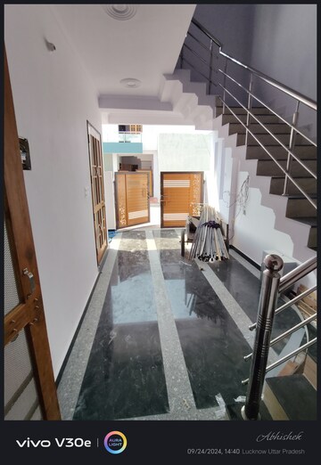 Staircase in 2 BHK Independent House at Jankipuram Extension – for Sale