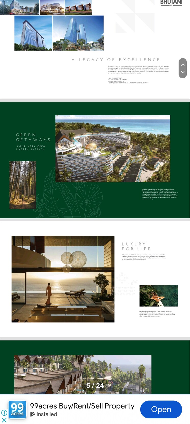 Bedroom, bhutani-acqua-eden Studio 850 Sq.Ft. Apartment In Sancoale Goa 7683707