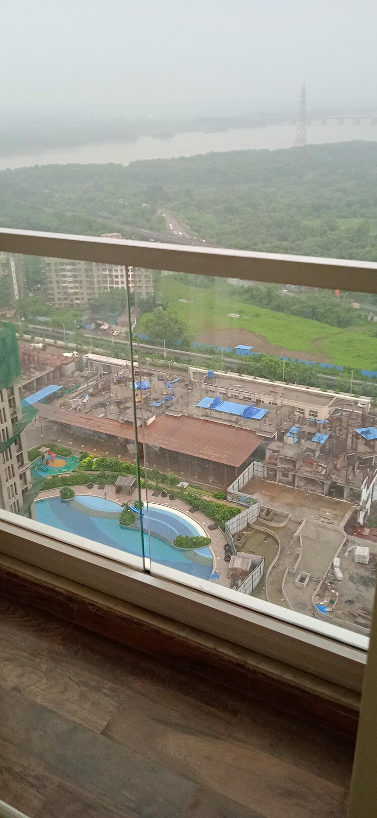 Balcony, dosti-west-county-phase-4-dosti-pine 2 Bedroom 747 Sq.Ft. Apartment In Balkum Pada Thane 7684096