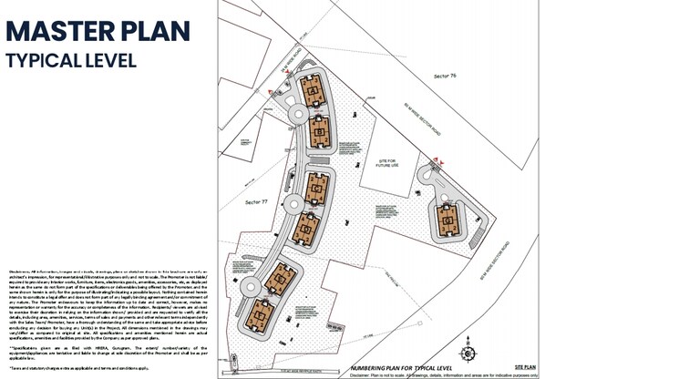 Map Location, dlf-privana-south 4 Bedroom 5472 Sq.Ft. Penthouse In Sector 76 Gurgaon 7684741