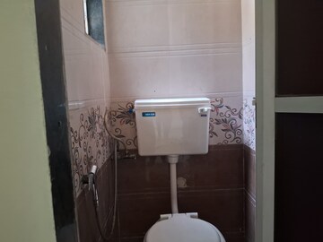 Bathroom in 1 BHK Apartment at Vastu Villa, Kopar Khairane – for Rent