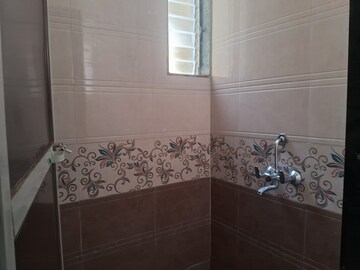 Bathroom in 1 BHK Apartment at Vastu Villa, Kopar Khairane – for Rent