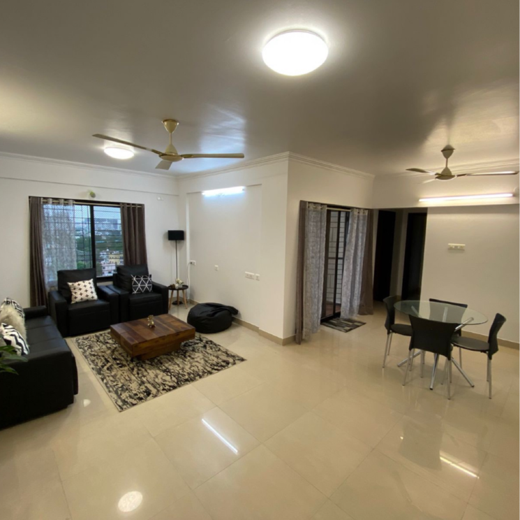 Living Room, bramha-suncity 2 Bedroom 1200 Sq.Ft. Apartment In Wadgaon Sheri Pune 7684986