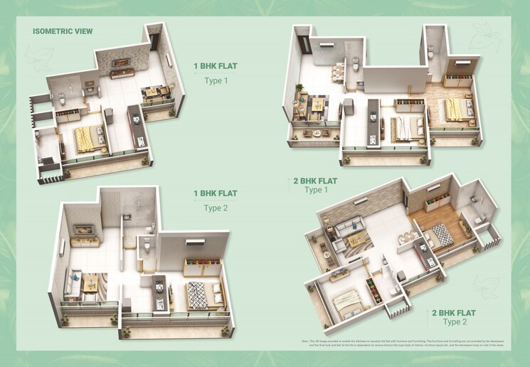Floor Plan, estrela-the-ivy 2 Bedroom 1170 Sq.Ft. Apartment In Dapoli Navi Mumbai 7686039