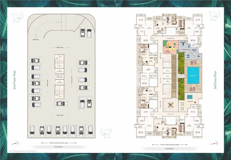 Floor Plan, estrela-the-ivy 2 Bedroom 1170 Sq.Ft. Apartment In Dapoli Navi Mumbai 7686039