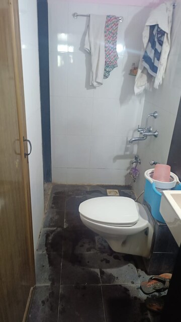 Bathroom in 1 BHK Apartment at Vihang Valley Phase 2, Kasarvadavali – for Sale