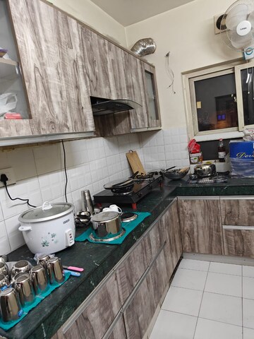 Kitchen in 4 BHK Builder Floor at BPTP Parkland, Sector 75 – for Sale