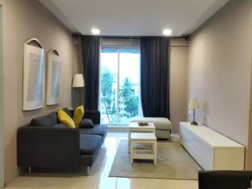 Living Room in 3 BHK Apartment at Wisemen Fressia Rainbello, Malad East – for Sale